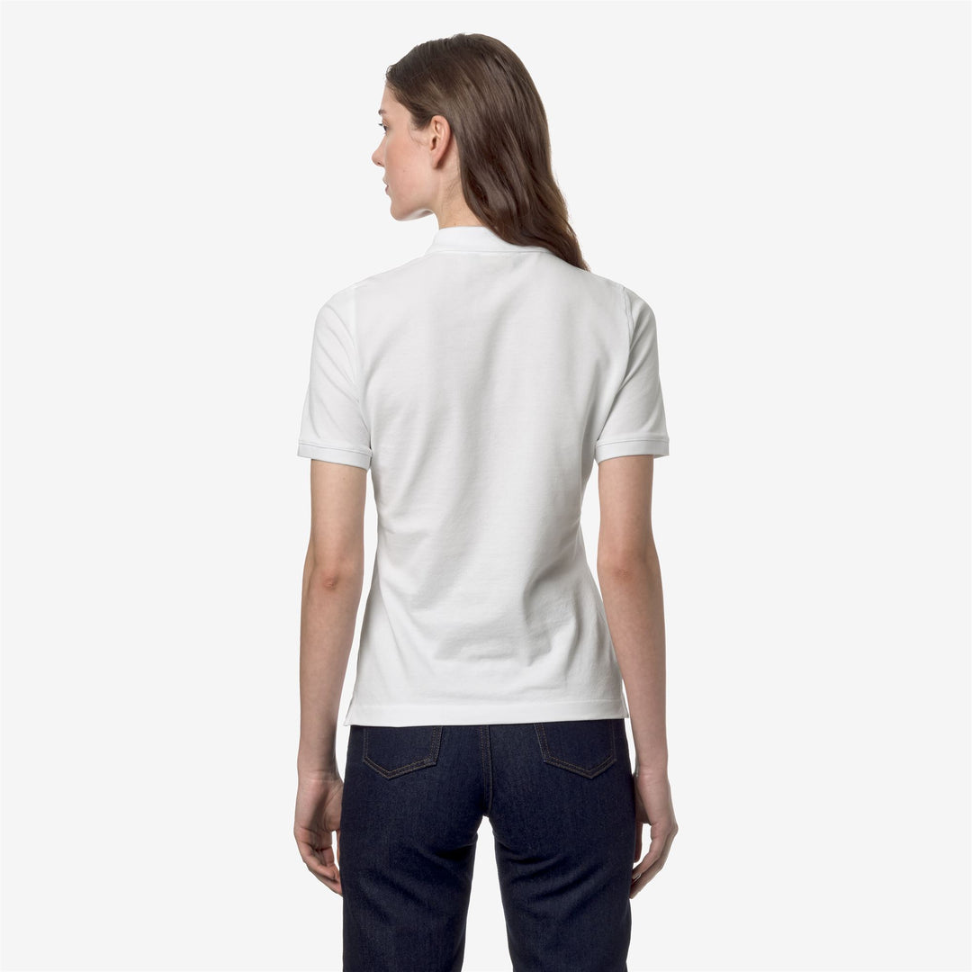 Polo Shirts Woman ALI Polo WHITE Dressed Front Double		