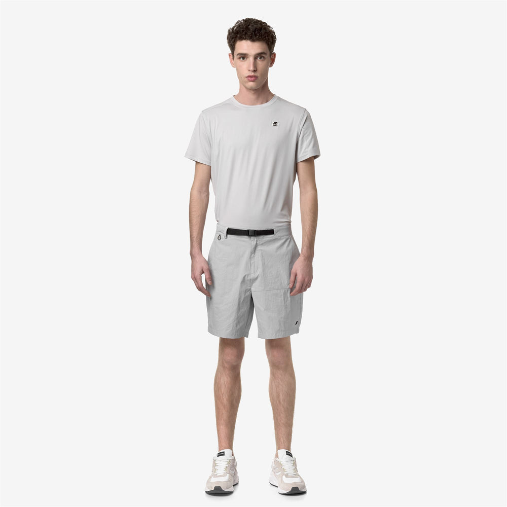 Grey Blue Men's Cargo Outdoor Shorts for Mountain Activities 02