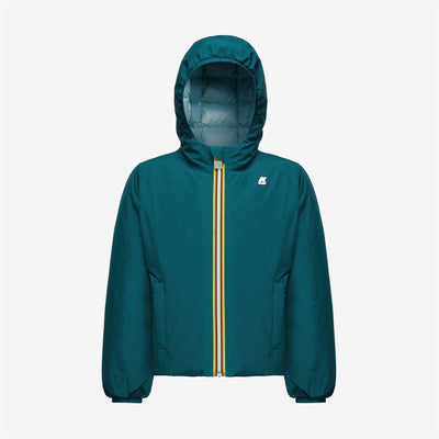Jackets Girl P. LILY STRETCH THERMO REVERSIBLE Short GREEN P-GREEN A Photo (jpg Rgb)			