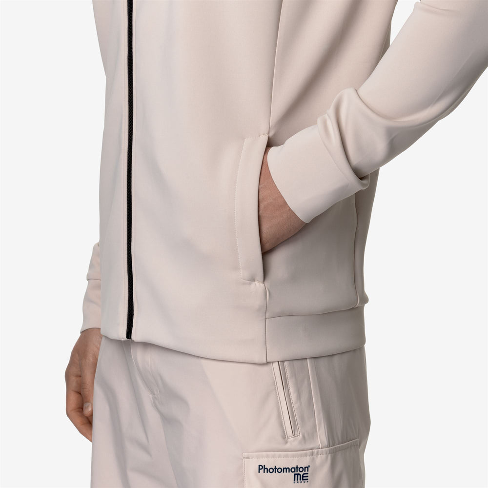 Fleece Unisex ETAPLES ORIENT EXPRESS TEAM AC Jacket GREY VAPOR Detail Double				