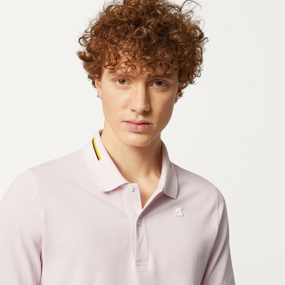 Polo Shirts Man CIRANO Polo PINK ROSE Detail Double				
