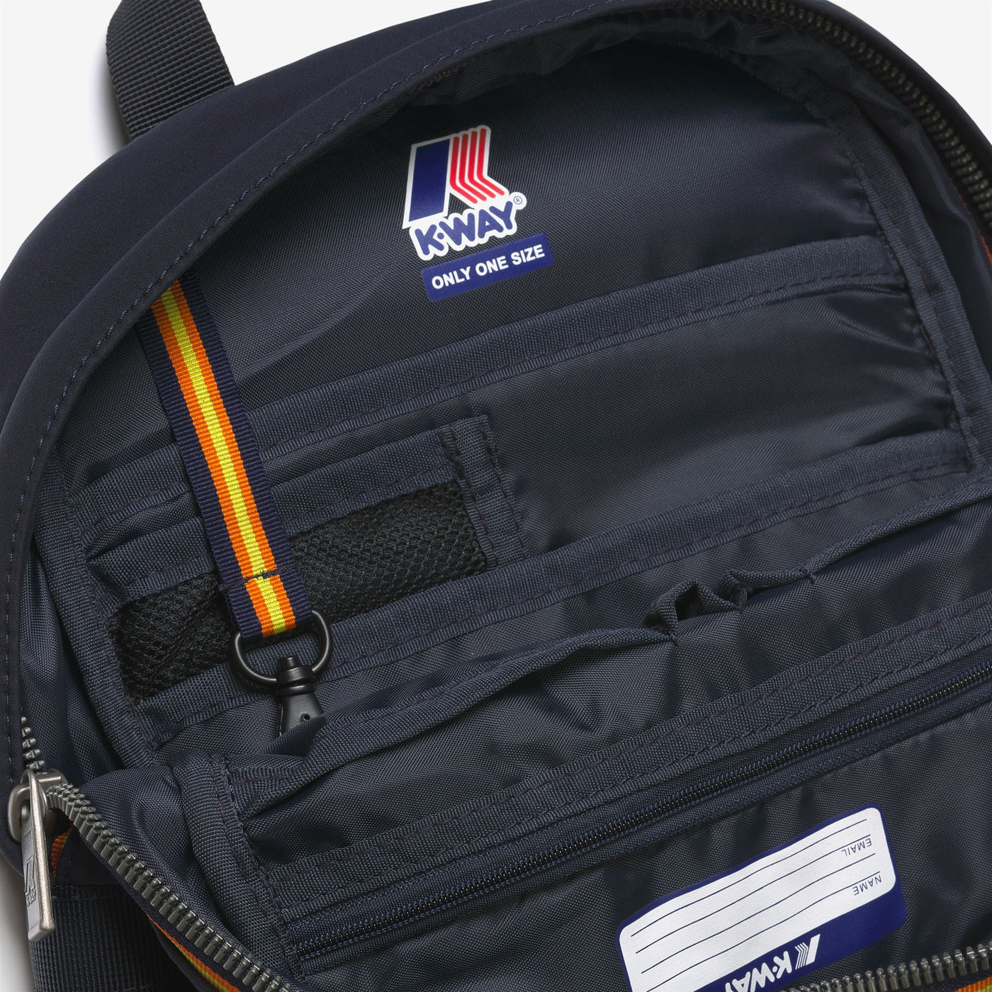 Bags Unisex SMALL LAON BONDED PADDED Backpack BLUE DEPTH Dressed Side (jpg Rgb)		