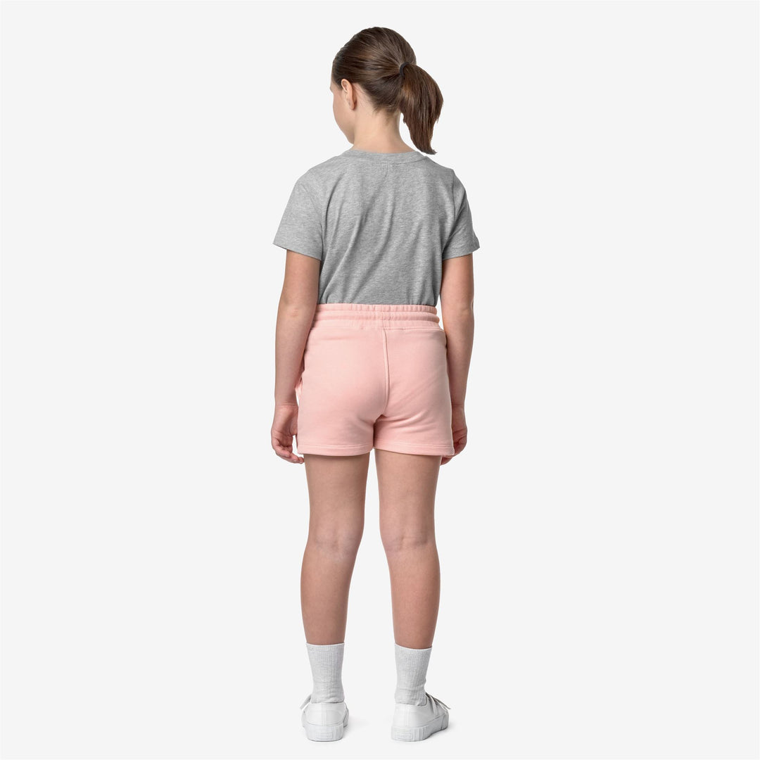 Shorts Girl P. RIKA Sport  Shorts PINK POWDER Dressed Front Double		