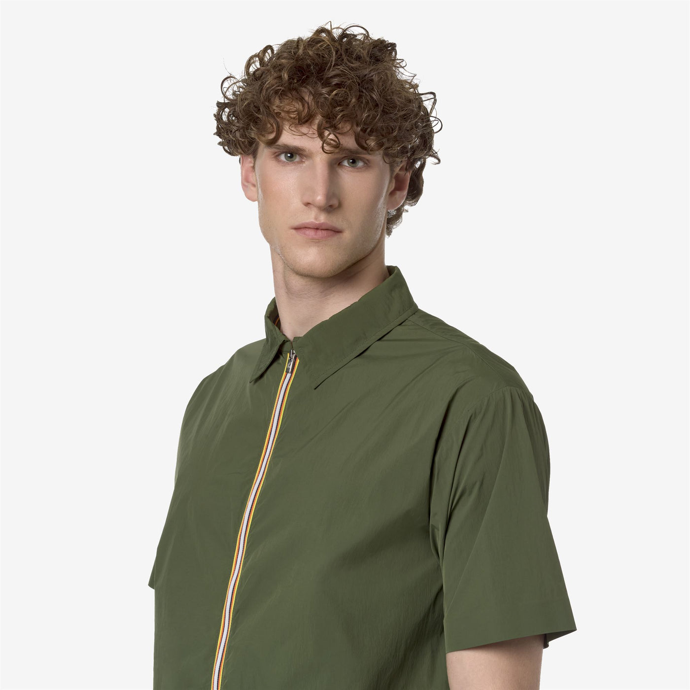 Jackets Man LICONCY Short GREEN CYPRESS Detail Double				