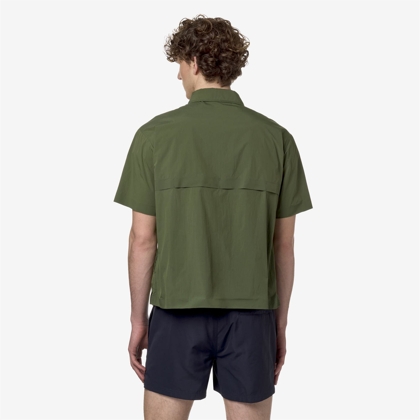 Jackets Man LICONCY Short GREEN CYPRESS Dressed Front Double		