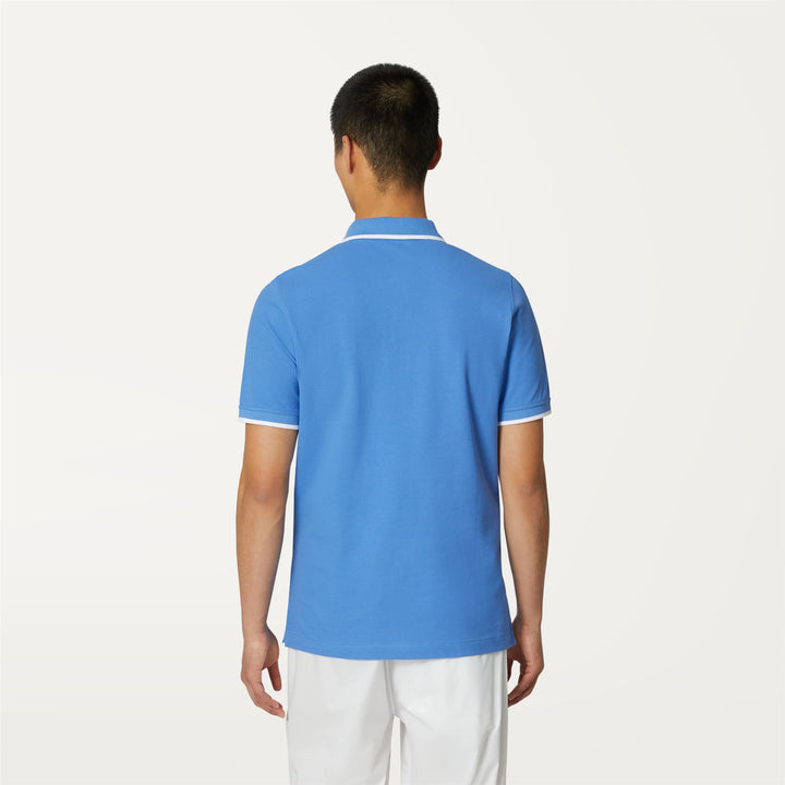 Polo Shirts Man KAI Polo BLUE ULTRAMARINE Dressed Front Double		