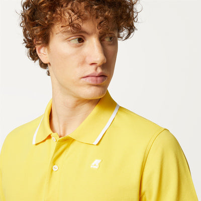Polo Shirts Man KAI Polo YELLOW SUNSTRUCK Detail Double				