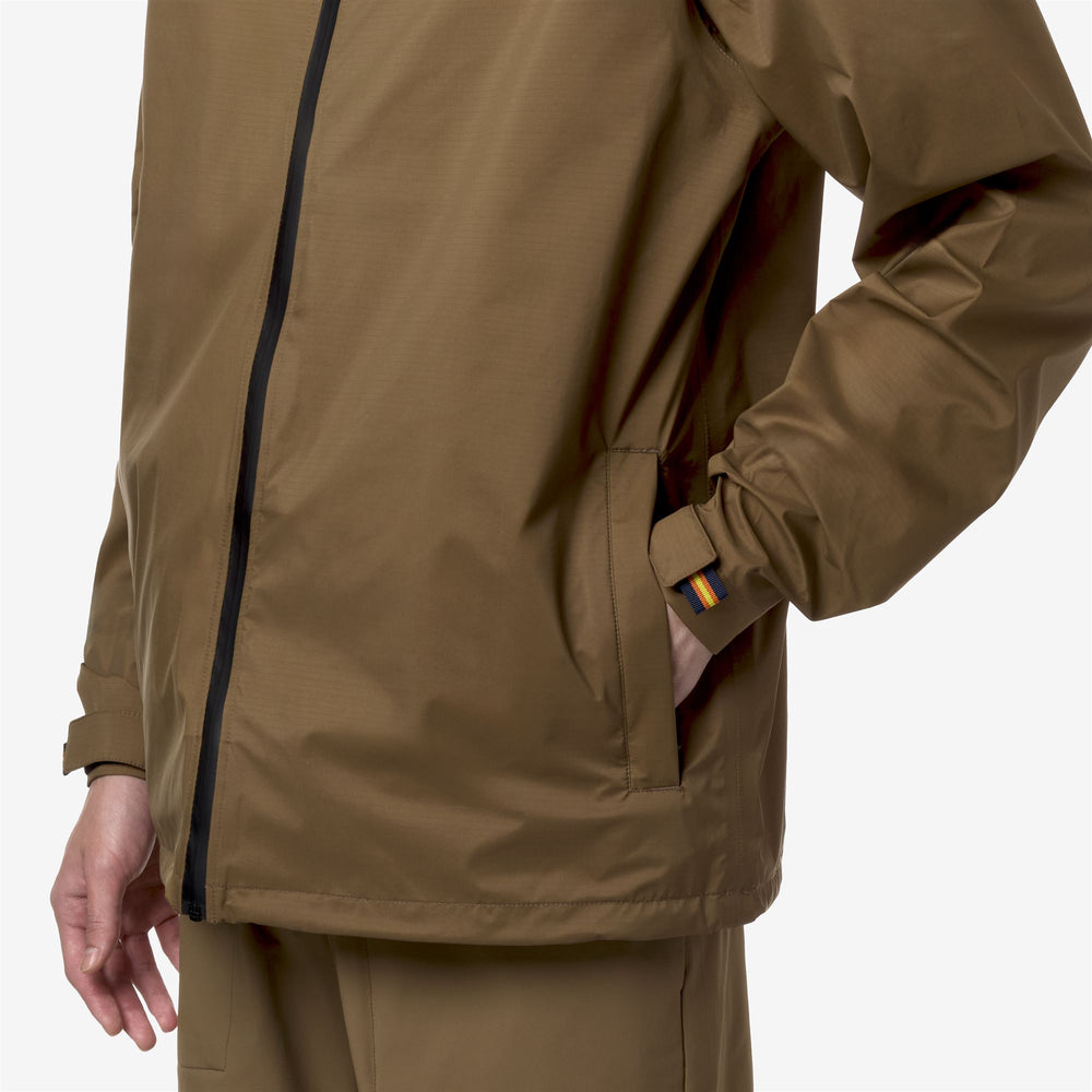 Brown Unisex Travel Jacket with Waterproof and Breathable Features 02