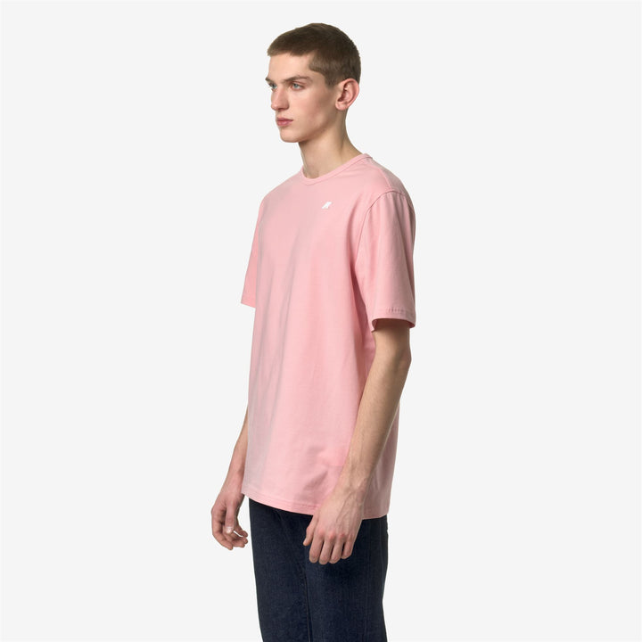 T-ShirtsTop Man ADAME STRETCH JERSEY T-Shirt PINK POWDER Detail (jpg Rgb)			