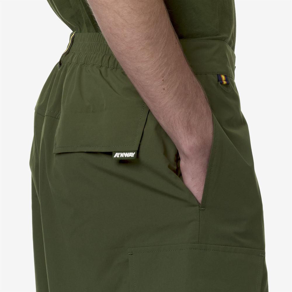 Cypress Green Men's Cargo Shorts for City Wear 02