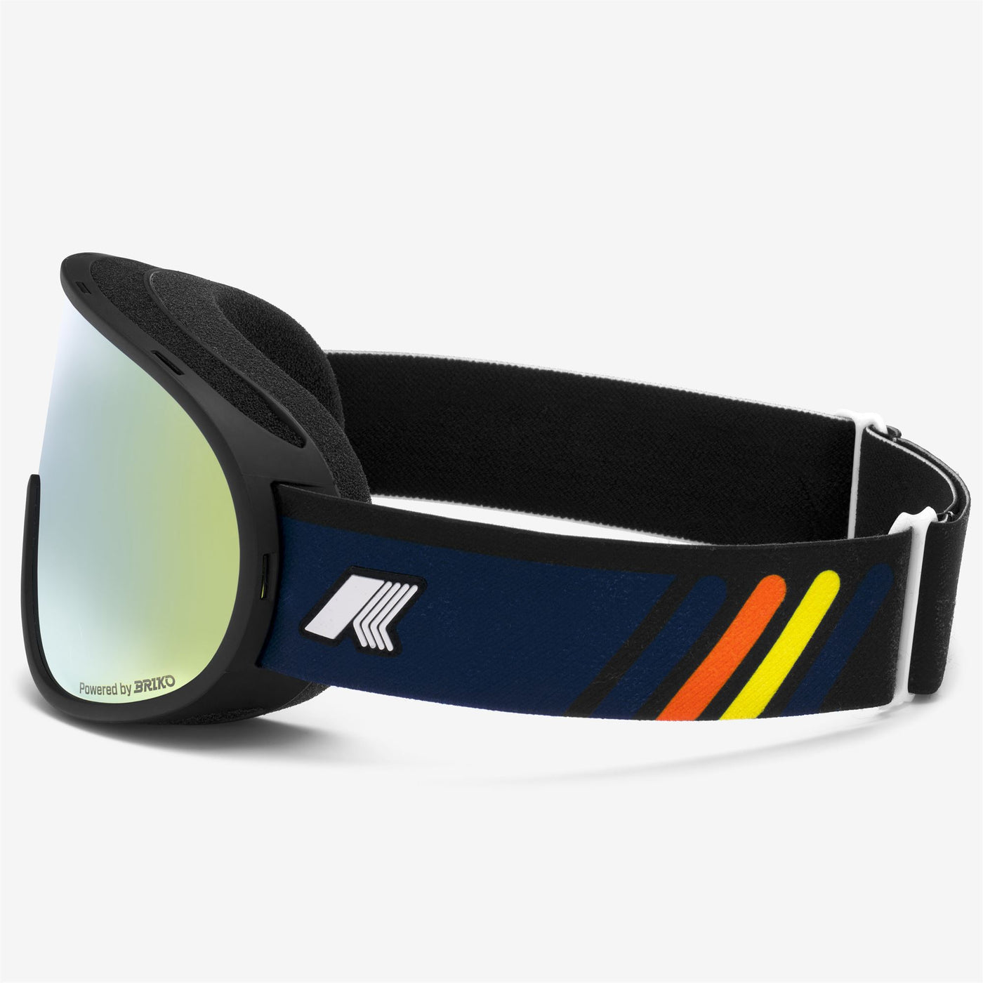 Goggles Unisex MANNY K-Way Ski  Goggles BLACK - GOM3 Dressed Front (jpg Rgb)	
